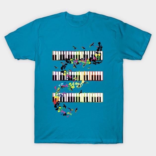 Birds song T-Shirt by CindyS